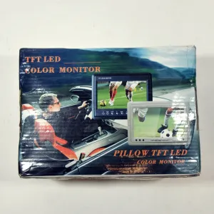 7" Pillow TFT LCD Color Car Monitor (Black)