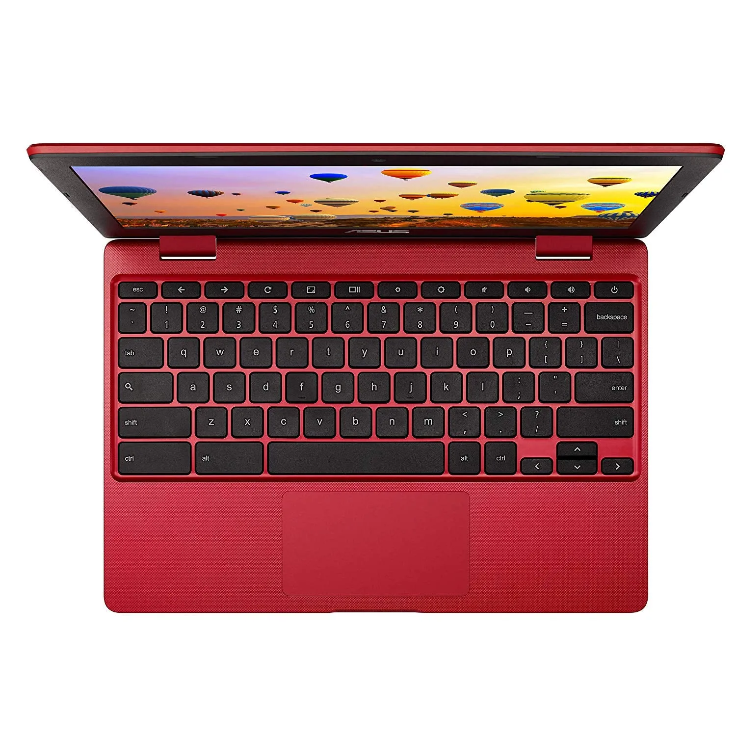ASUS Red 11.6" Intel Celeron 4GB Memory 32GB eMMC Flash Memory Chromebook C223NA-DH02-RD