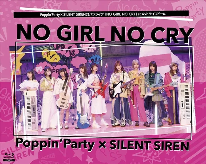 (Blu-ray) BanG Dream! - Poppin'Party x SILENT SIREN Battle of the Bands NO GIRL NO CRY at MetLife Dome
