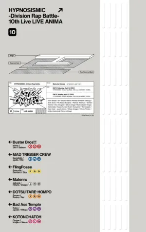 (Blu-ray) Hypnosis Mic: Division Rap Battle 10th LIVE "LIVE ANIMA" Blu-ray