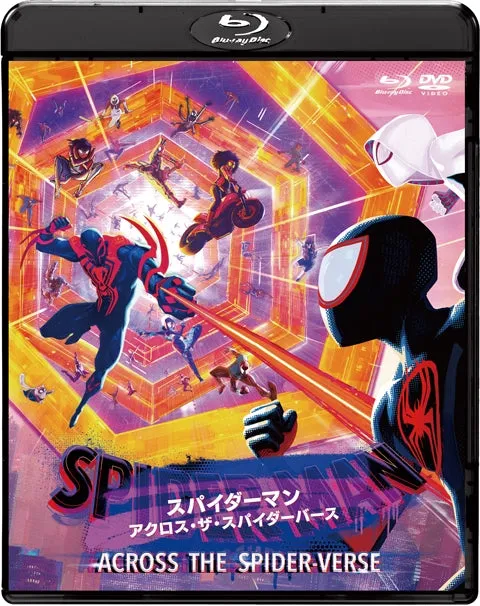 (Blu-ray) Spider-Man: Across the Spider-Verse Movie Blu-ray Disc   DVD