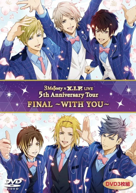 (DVD) 3 Majesty & X.I.P. LIVE -5th Anniversary Tour FINAL-~WITH YOU~ [Regular Edition]